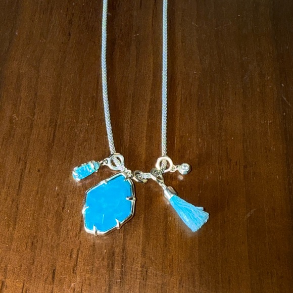 Kendra Scott Hailey Necklace with Turquoise Charms - Picture 2 of 10